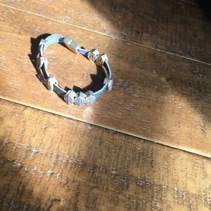 Leaf and Leather Bracelet